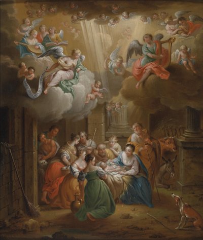 The Adoration of the Shepherds by Franz Christoph Janneck